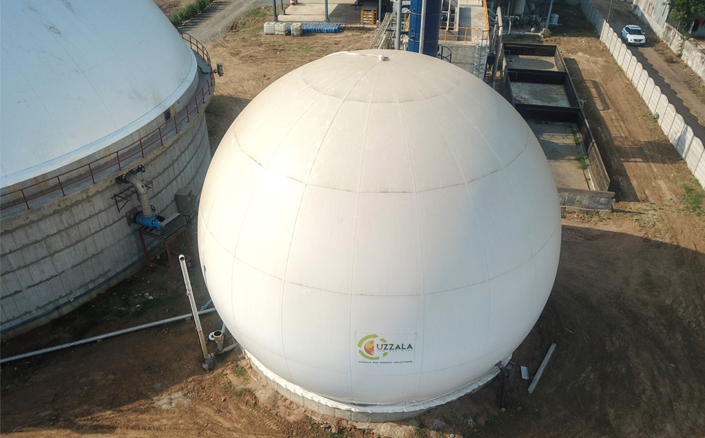 Double-Membrane-Biogas-Balloon